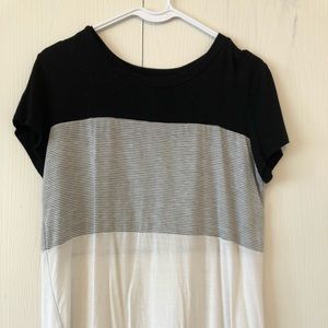 Black and white striped t-shirt